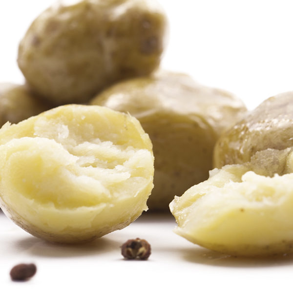 Patatas confitadas con aceite ahumado